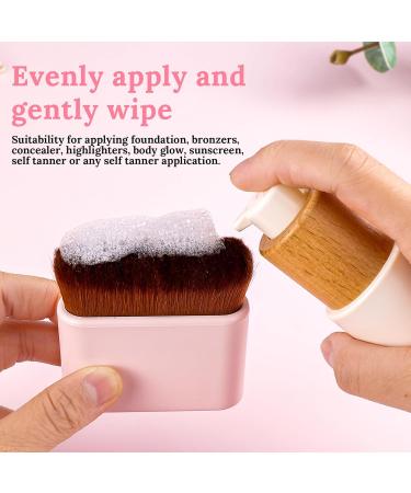 Vegan Kabuki Makeup Brush for Self Tanner - Professional Portable Face & Body Blending Brush for Bronzer Highlight & Blush - Buy Online on GoSupps.com