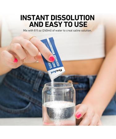 FireAnt Saline Packets Sinus Rinse 70 Premixed Neti Pot Salt Packets for Nasal Rinse All Natural Pharmaceutical Grade and PH Balanced - 70 Count - Buy Online on GoSupps.com