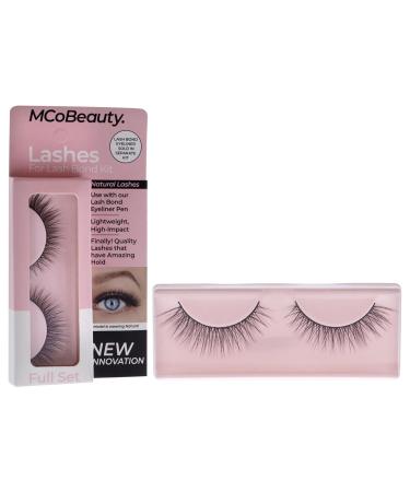 MCoBeauty Eye Lashes Kit - Lightweight Comfortable & Reusable - Instant Adhesion Customizable Fit - Perfect Hold for Natural Look - Buy Online on GoSupps.com