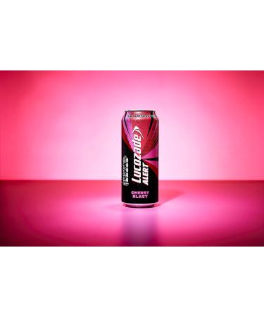 Lucozade Energy | Lucozade Alert Cherry 6x4x500ml- can High Caffeine Energy Drink Naturally-sourced caffeine Great Taste Contains vitamin B3 to help reduce tiredness Fully recyclable - Buy Online on GoSupps.com
