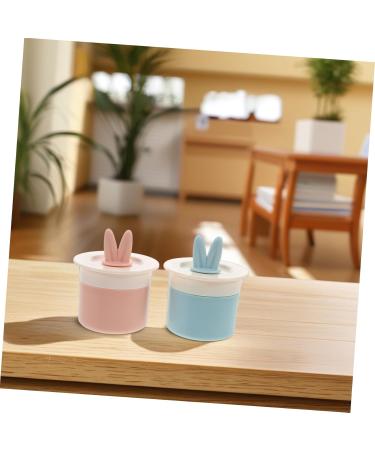  OFFIGAM 2 Pieces Facial Cleanser for Rabbit Ears Foam Shampoo Gasket Shock Absorber Cup Decoration Decoration Cartoon Cat Decoration Shark Gill Decoration Cup Cup Plastic - Buy Online on GoSupps.com