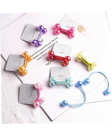 ifundom Ring Pairs bubble hair ties acrylic hair ties hair bands hair ties ropes hair rubber band acrylic hair elastic ponytail holders toddler hair tie Hair rope ring child Korean Rope - Buy Online on GoSupps.com