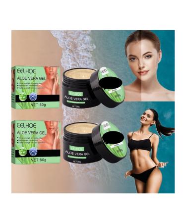 2PCS Eelhoe Tanning Gel  Eelhoe Soft Brown Intensive Tanning Luxe Gel  Carroten Tanning Gel  Eelhoe Tanning Cream for Reduce Sun Exposure Or Sunbeds (Color : Green)