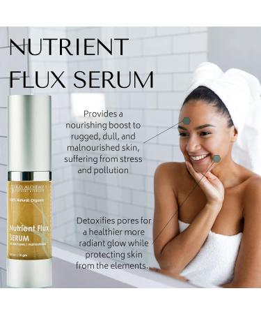 RD Alchemy Nutrient Flux Serum - 100% Natural & Organic Antioxidant Face Serum for Dry Aging Skin | Hydrating & Detoxifying for All Skin Types - Buy Online on GoSupps.com