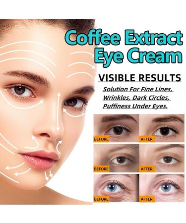 Caffeine Anti-Aging Eye Cream - Reduce Dark Circles Puffiness & Wrinkles | 15ml Eye Repair for Bags & Crow's Feet - Buy Online on GoSupps.com