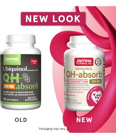 Jarrow Formulas QH-Absorb 200 mg-High Absorption Co-Q10-Active Antioxidant Form 60 Servings & Zinc Balance 15 mg-100 Servings -Includes Copper-Essential Mineral for Immune System Support - Buy Online on GoSupps.com