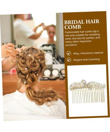 POPETPOP Alloy Rhinestone Hair Comb Bride Accessories Bridesmaid Hair Accessories Wedding Hair Accessories for Brides Bridal Hair Comb Wedding Headpiece Prom Hair Accessories Comb Headband - Buy Online on GoSupps.com