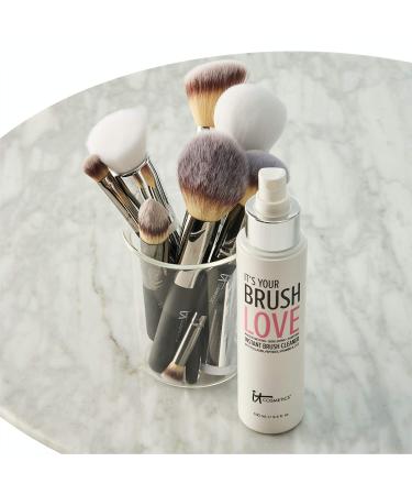 IT Cosmetics Brush Love Instant Makeup Brush Cleaner & Conditioner with Collagen Peptides, Antioxidants & Vitamins Alcohol-Free Formula, 3.4 fl oz - Buy Online on GoSupps.com