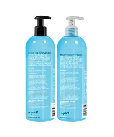Not Your Mother's Naturals Frizz Control Shampoo & Conditioner Set - Sulfate-Free Coconut Milk & Agave - 15.2 fl oz - International Shipping Available - Buy Online on GoSupps.com