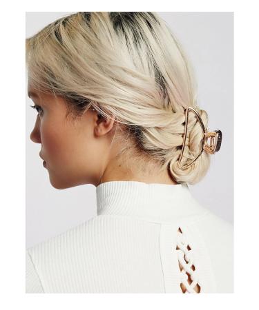 Gold Vintage Hollow Clip | Female Fashion Hair Accessory | 1Pc (MHM-01-129-014) - Buy Online on GoSupps.com