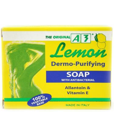 Lemon A3 Soap Dermo-Protective & Moisturizing 100g - Buy Online on GoSupps.com