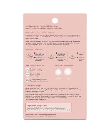 Rael Acne Pimple Healing Patch - Invisible Hydrocolloid Spot Treatment (96 Count, 10mm & 12mm) - Buy Online on GoSupps.com