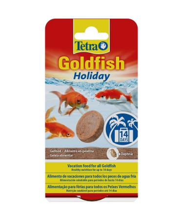 Tetra Goldfish Holiday - Holiday food for all goldfish healthy nutrition for up to 14 days 2 X 12 g gel food block