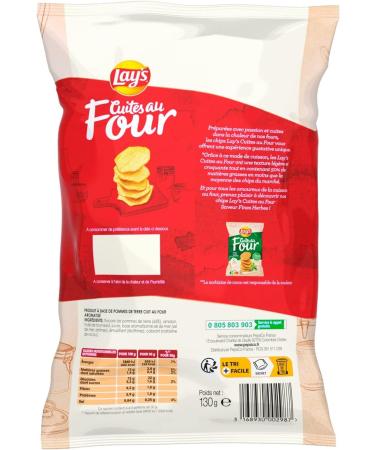 Lay's Chips cuites au four nature - Le paquet de 130g (Lot de 5) - Buy Online on GoSupps.com