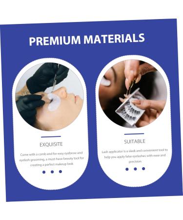 Tool Beauty Accessories Eyelash Tweezers Eyebrow Tweezers Professional Eyelash applicator Eyebrow Pick Tweezers Eyebrow Plucker Tweezers Stainless Steel Extend Gradient - Buy Online on GoSupps.com