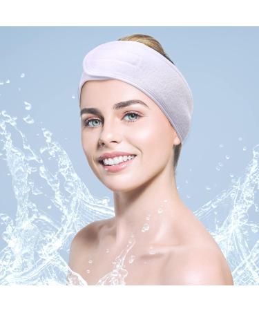 30 Pack Spa Headband | Facial & Makeup Headband for Shower & Sport | Adjustable Towel with Hook and Loop Non Slip | Bulk White Headbands - Buy Online on GoSupps.com