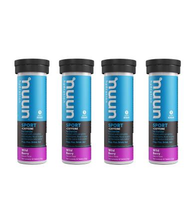 Nuun Energy - 4 Tubes (40 Tablets) - Wild Berry