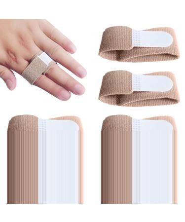 Ruliyeefu Toe Corrector Tape - Durable Hammer Toe Corrector - Hammer Toe Separator Finger Splints Set for Crooked Toes Correction of Hammer Toes and Fixation 6pcs Small