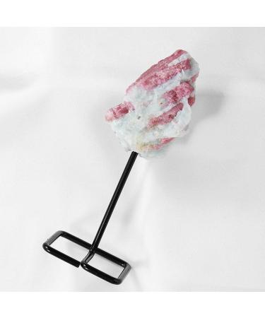 Crystal Rough Natural Rough Stones Pink Tourmaline with Display Stand Pink Crystal Original Speciment Raw Tourmaline of Plum Blossom for Home Decor Jewelry DIY Reiki Wicca Stone Set - Buy Online on GoSupps.com
