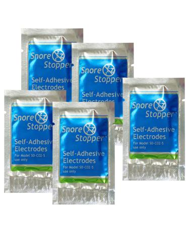 Voupuoda 5pcs Self-adhensive Electrodes Replacement Pad for Intelligent Snore Stopper Infrared Ray Detects Wristband