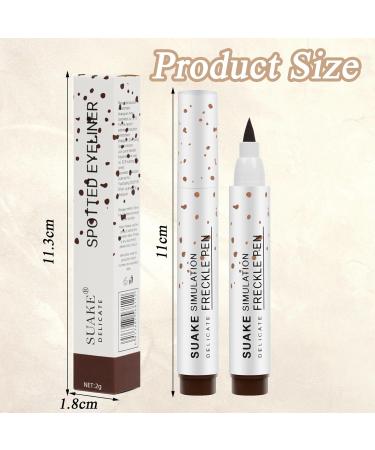 4pcs Freckle Makeup Pen Long Lasting Freckle Makeup Pen Waterproof Easy to Apply Natural Freckle Pen - Buy Online on GoSupps.com