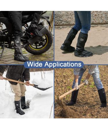 LINKEASE Waterproof Shoe Cover - Foldable & Reusable with Reflector | 2 Pairs XX-Large - Ideal for Motorcycle, Fishing, Cycling & More - Buy Online on GoSupps.com