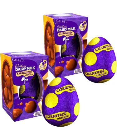 2x Caramel Nibbles Chocolate Easter Eggs | Easter Eggs For Kids | Perfect for Easter Gift | Perfect for Egg Hunt | Chocolate Gifts | Chocolate Easter Egg 2024 | Easter Party | 96g - Buy Online on GoSupps.com