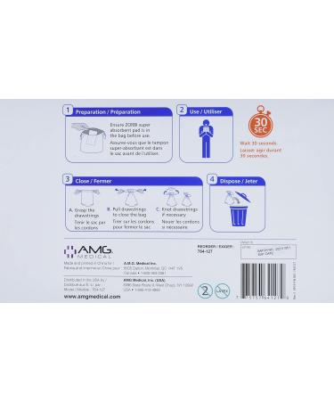 Zorbi Biodegradable Vomit Bags with Super Absorbent Pads White 20 Count - Buy Online on GoSupps.com