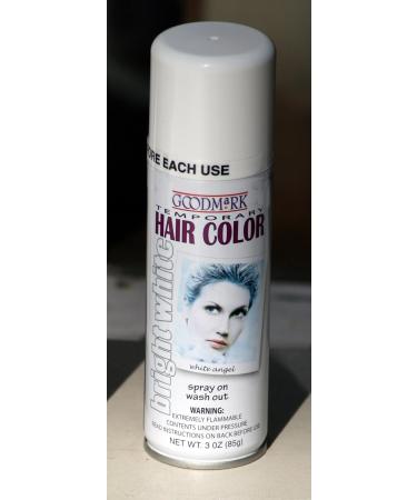 Spray On Wash Out White Hair Color Temporary Hairspray Great For Costume or Halloween Party - Buy Online on GoSupps.com