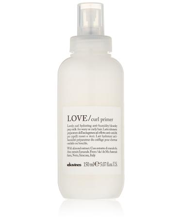 Davines Love Curl Primer  Anti-Humidity Blow-dry Prep Solution for Wavy And Curly Hair  Moisturizing Heat Protection  5.07 Fl. Oz.