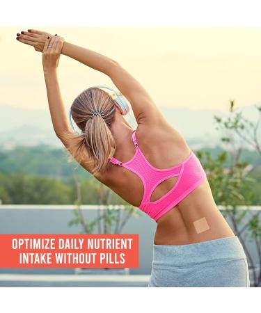 NURYSH Energy Boost B12 Vitamin Patch - 30 Topical Patches - Vegan & Keto Friendly - Supports Metabolism - Natural Energizing Ingredients - Men and Women - Buy Online on GoSupps.com