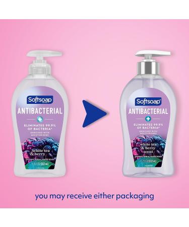Softsoap Liquid Hand Soap - White Tea & Berry Fusion | 11.25 Fl Oz | Moisturizing & Refreshing Clean | Pack of 1 - International Shipping Available - Buy Online on GoSupps.com