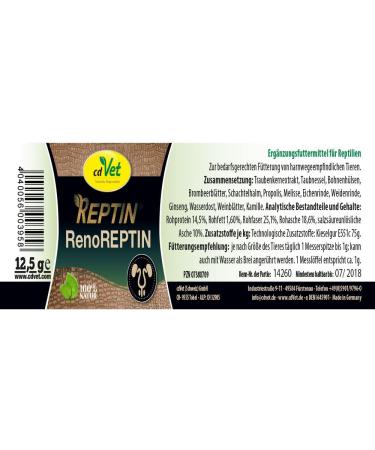 CDVet Renoreptin 12.5g for Reptiles | Natural Support for Kidney & Urinary Health | Optimal Defense & Healing - Buy Online on GoSupps.com