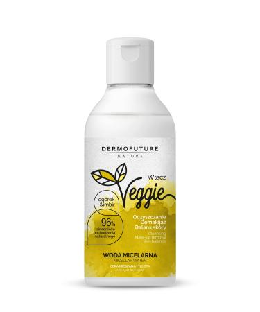 Dermofuture Veggie Skin Balance Face Micellar Water Cucumber & Ginger for Mix and Oily Skin 300ml
