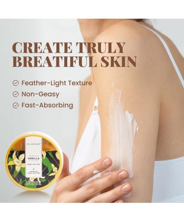 Princess Belle Vanilla Body Butter - Nourishing Vanilla Lotion & Moisturizer for Dry Skin | Shea Butter Body Care for Women - Buy Online on GoSupps.com