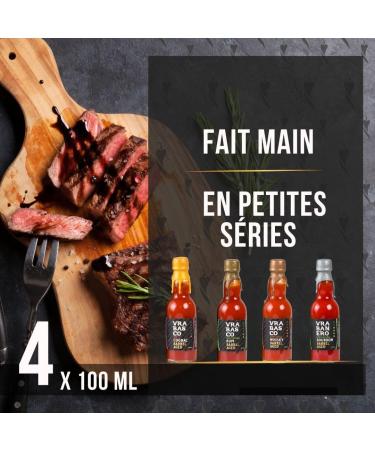 I LOVE SPICY The Barrel Reserve Series Coffret 4 Sauces Piquantes Vieillies en F ts de Ch ne dition Limit e Coffret Cadeau Gourmet Barrel Aged Collection 4 x100 ml - Buy Online on GoSupps.com