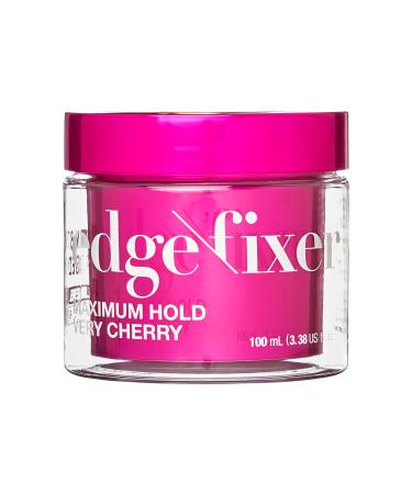 KISS COLORS & CARE Maximum Hold Edge Fixer  Non-Greasy Gel Formula Infused With Biotin B7  24 Hour Hold   Very Cherry  Scented  3.38 Fl. Oz. (100 ml) Cherry 3.38 Fl Oz (Pack of 1)
