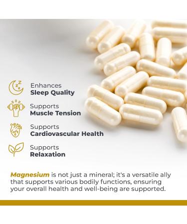 Premier Research Labs Magnesium Glycinate Supplement - Pure Magnesium High Absorption Supports Sleep Quality Chelated Vegan Third Party Tested Premier Energy Support - 90 Capsules 90 Count (Pack of 1) - Buy Online on GoSupps.com