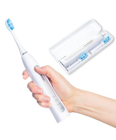 VITAMMY Pearl + White Sonic Toothbrush - Cleans Whitens & Massages for a Brilliant Smile | International Shipping Available - Buy Online on GoSupps.com