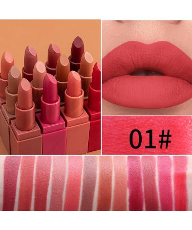 HHSEYEWEll Lip Gloss Pencil Set - Long Lasting Velvet Lip Tint Makeup for Girls and Ladies - Buy Online on GoSupps.com