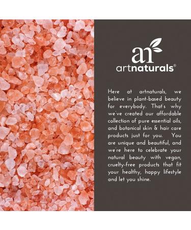 Artnaturals Himalayan Salt Scrub 20 oz - Exfoliating Body Scrub for Smooth Skin - Buy Online on GoSupps.com