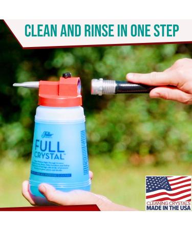 Full Crystal Kit - Window Cleaner with Hose Attachment & 4 oz Crystal Powder for Glass and Screens - 2 Piece Set - Buy Online on GoSupps.com