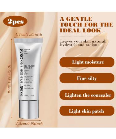 2 PCS Base Raffermissante pour le Visage Base de Teint Lissante de Pores Base Instantan e pour le Visage Base de Maquillage Teint Unifi Professional Makeup Pore Filler Primer Base 30ml*2 - Buy Online on GoSupps.com