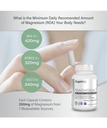 Organixx Magnesium 7 Chelated Complex (60 Caps) & Collagen Peptides Powder (20 Servings) Complete Protein with Vitamin C & Zinc High Absorption Formulas for Joint Skin & Muscle Support Gluten Free - Buy Online on GoSupps.com