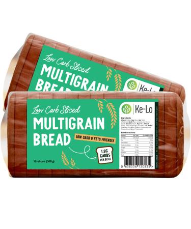 Keto-Pro Low Carb Keto Friendly Bread (2 Pack) | Keto Bread | Low Carb Bread | Low Calorie Bread Helping You Stay Fuller for Longer | Low Carb Snacks & Keto Food | Low Carb Bread UK