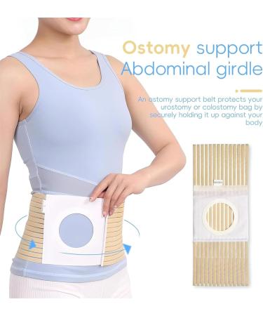 HEAXIY BUNDER GINDS - Universal Ostomy Support Belt for Men & Women | Colostomy Belly Support Right/Left Stoma Medium Size - Buy Online on GoSupps.com