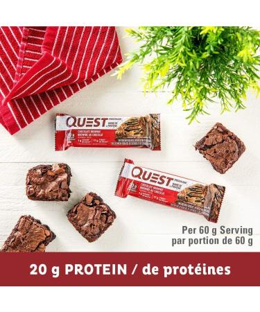  Quest Quest Nutrition Chocolate Brownie Bar 12 per Box 1 Unit - Buy Online on GoSupps.com