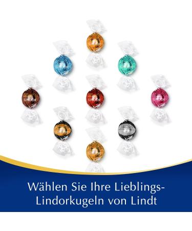 Lindt Lindor Dark Chocolate Balls 1kg - Premium Chocolate Gift with 80 Pralines (50% 60% 70% Cocoa) - Reversible Bag - Buy Online on GoSupps.com