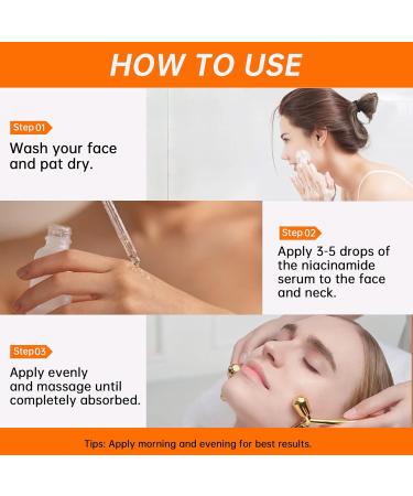 Niacinamide 10% + Zinc 1% Serum, Anti-Aging Niacinamide Serum for Face, 1PCS Moisturizing Facial Serum for All Skin Type, Women Face Skin Care. - Buy Online on GoSupps.com