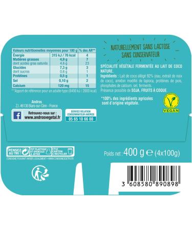 ANDROS Nature AND Vegetable Breastpan 4 x 100 g - Buy Online on GoSupps.com